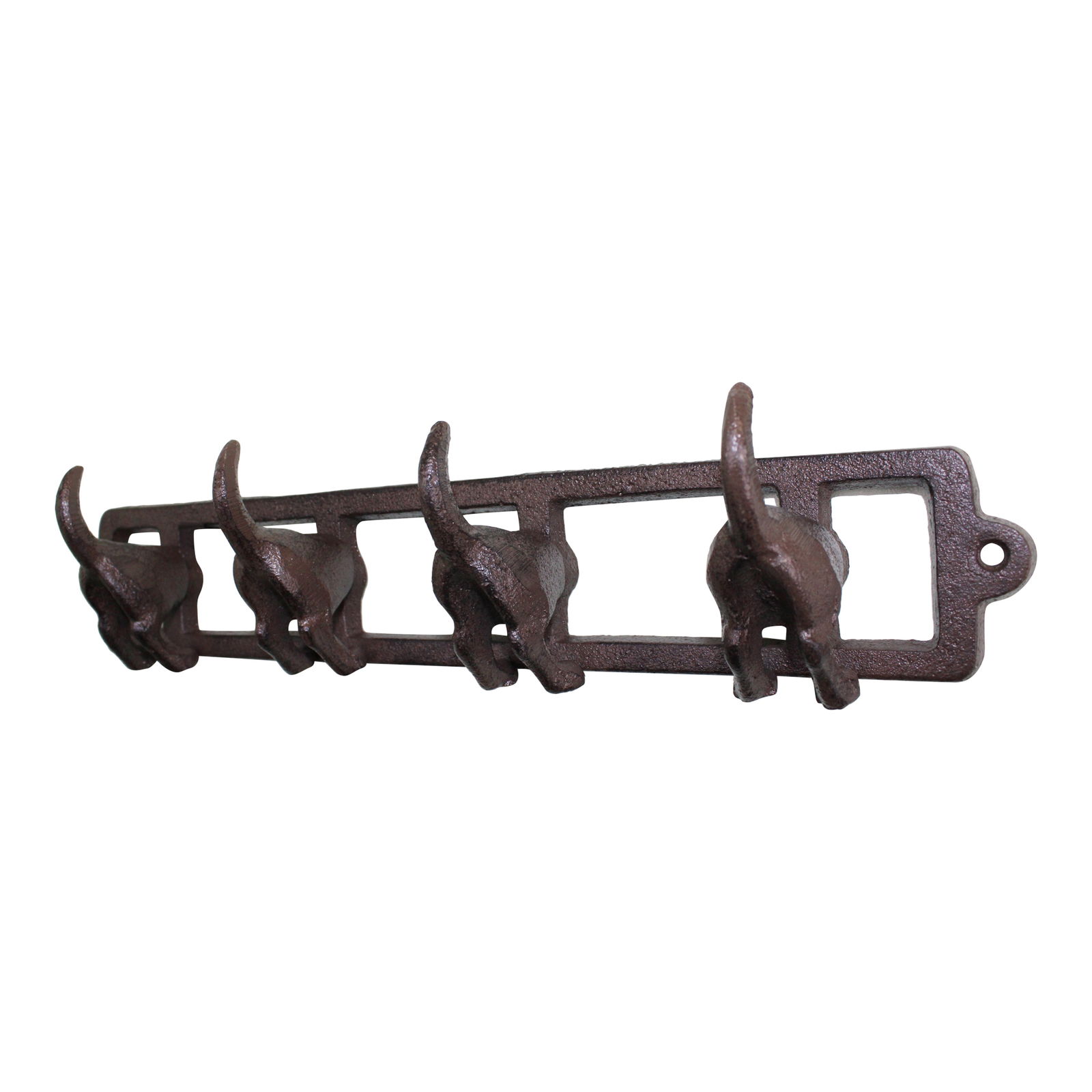 Rustic Cast Iron Wall Hooks, Dogs Tail Rustic Cast Iron Wall Hooks, Dogs Tail