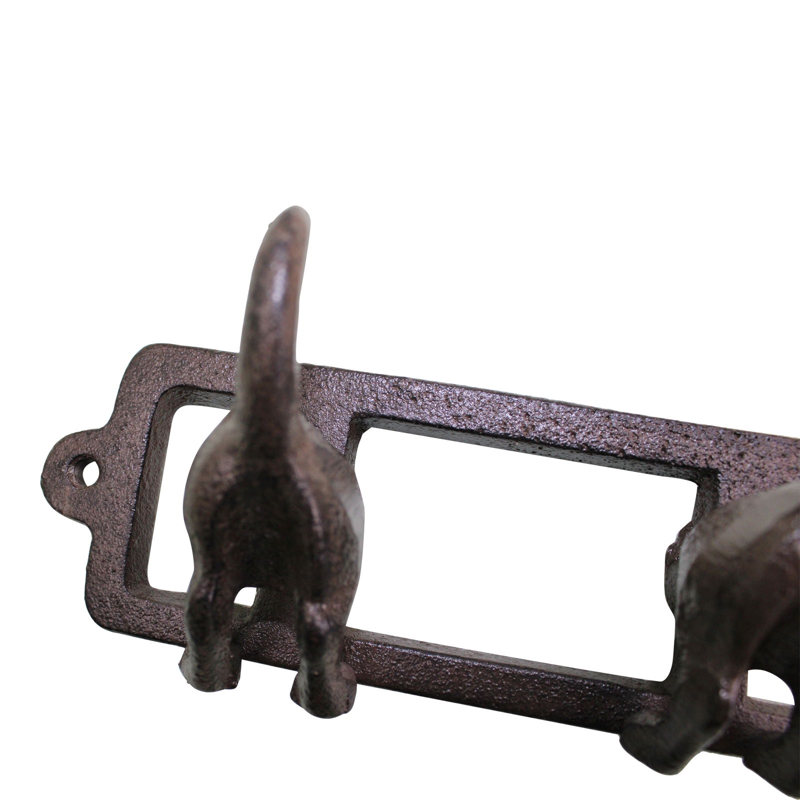 Rustic Cast Iron Wall Hooks, Dogs Tail Rustic Cast Iron Wall Hooks, Dogs Tail