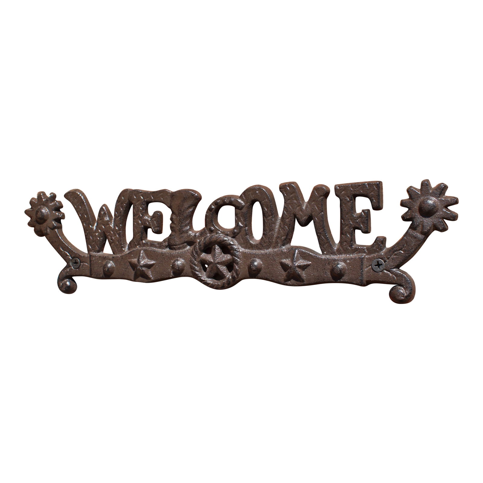 Rustic Cast Iron Decorative Welcome Sign Rustic Cast Iron Decorative Welcome Sign