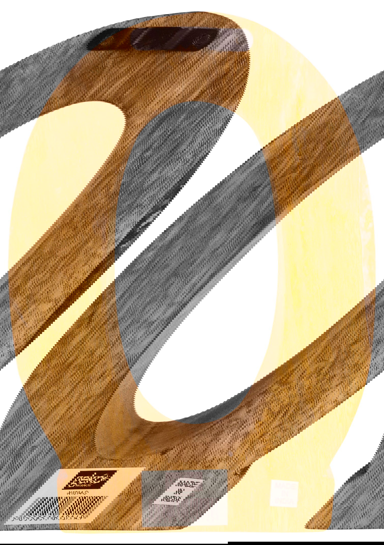 Hand Carved Wooden Geometric Letter O Hand Carved Wooden Geometric Letter O