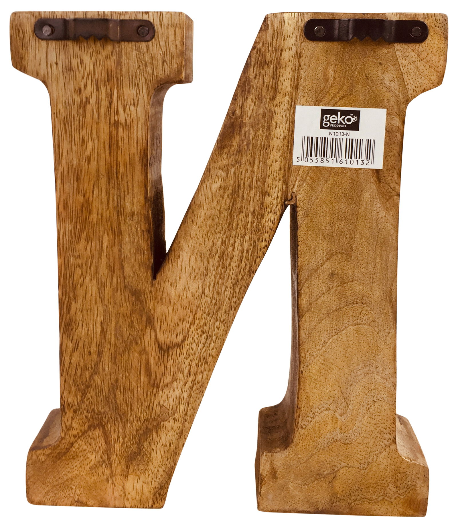 Hand Carved Wooden Geometric Letters Wine Hand Carved Wooden Geometric Letters Wine