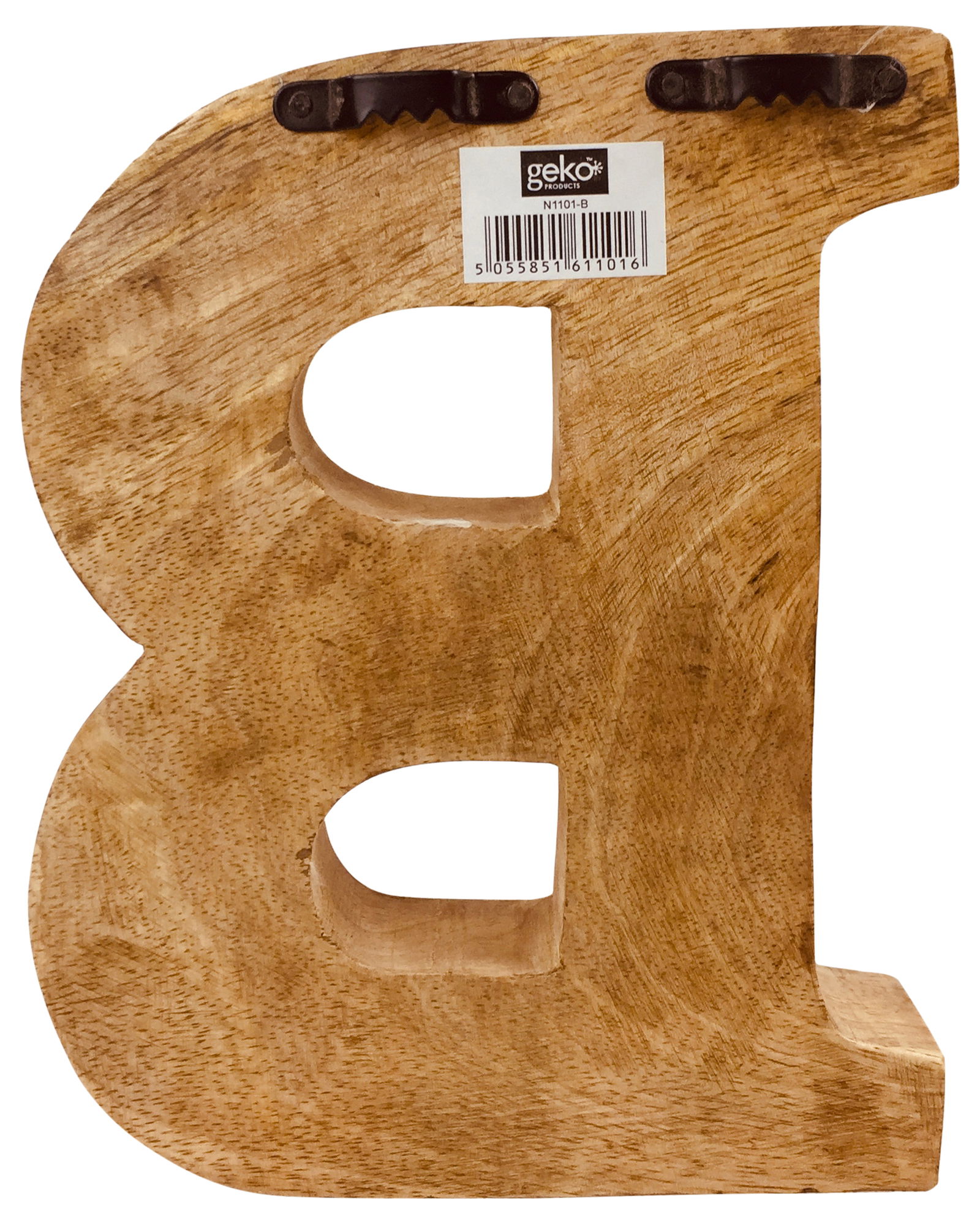 Hand Carved Wooden Embossed Letter B Hand Carved Wooden Embossed Letter B