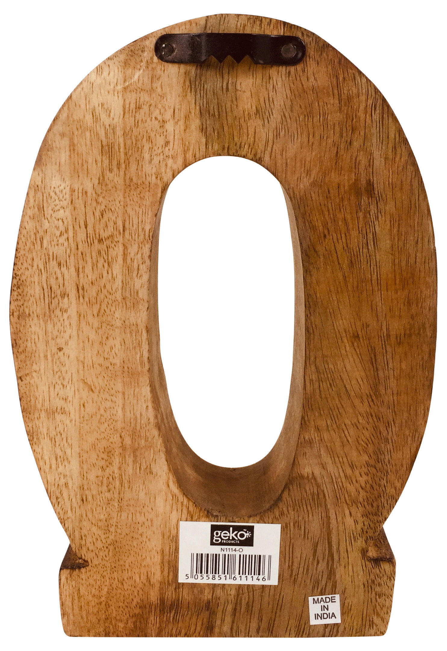 Hand Carved Wooden Embossed Letter O Hand Carved Wooden Embossed Letter O