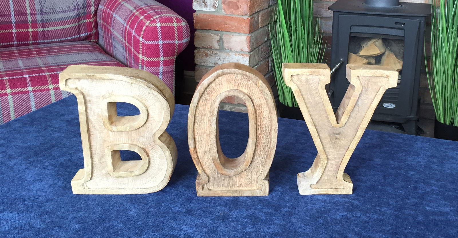 Hand Carved Wooden Embossed Letters Boy Hand Carved Wooden Embossed Letters Boy