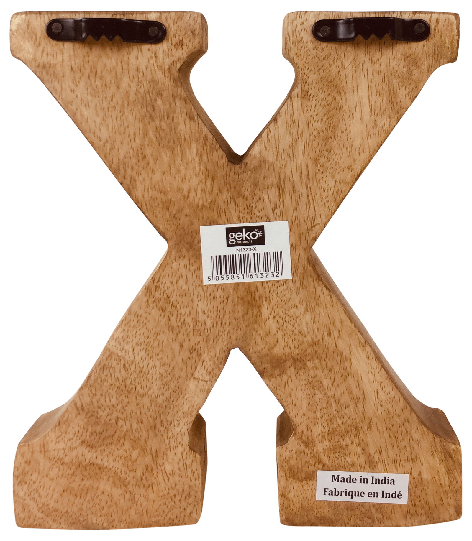 Hand Carved Wooden Flower Letter X Hand Carved Wooden Flower Letter X