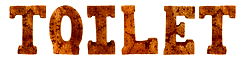 Hand Carved Wooden Flower Letters Toilet Hand Carved Wooden Flower Letters Toilet
