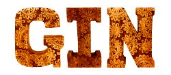 Hand Carved Wooden Flower Letters Gin Hand Carved Wooden Flower Letters Gin
