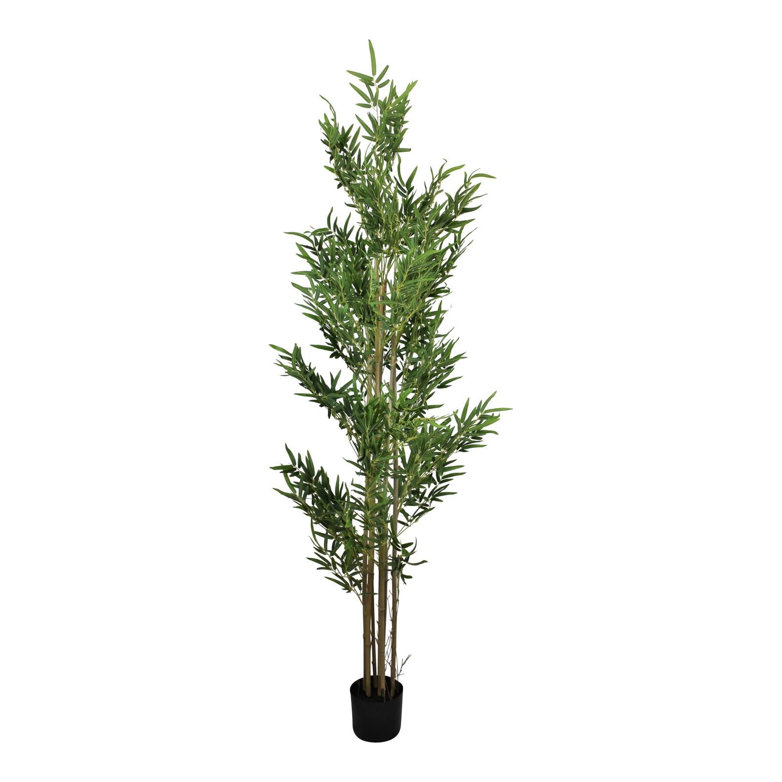 Artificial Bamboo Tree with 7 Real Bamboo Stems, 200cm Artificial Bamboo Tree with 7 Real Bamboo Stems, 200cm