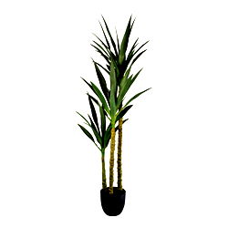 Artificial Triple Trunk Yucca Tree, 140cm Artificial Triple Trunk Yucca Tree, 140cm