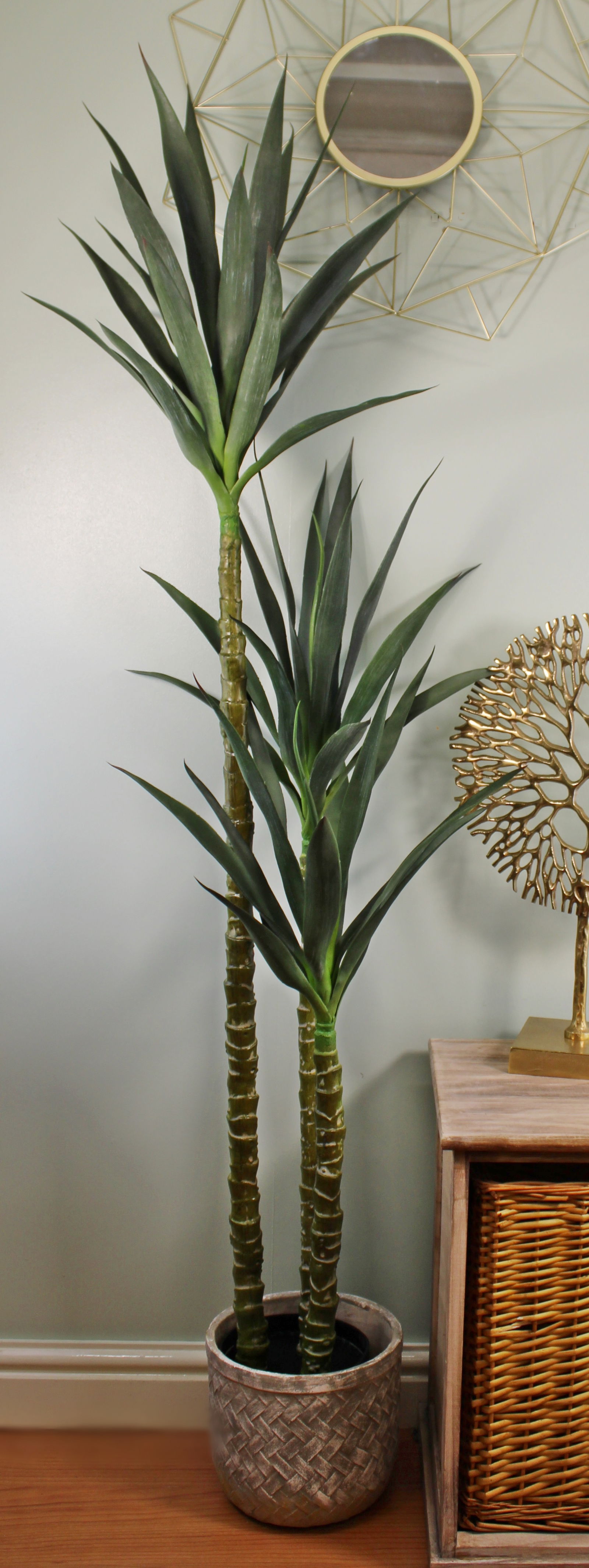 Artificial Triple Trunk Yucca Tree, 160cm Artificial Triple Trunk Yucca Tree, 160cm