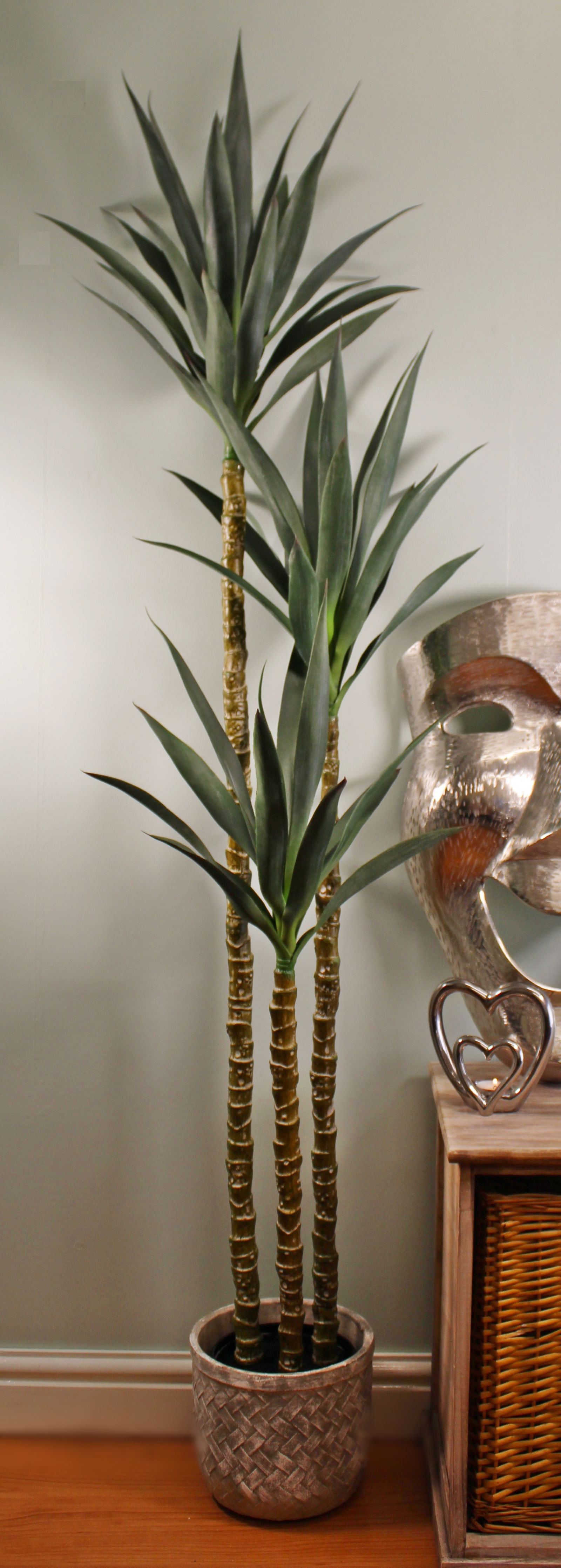 Artificial Triple Trunk Yucca Tree, 180cm Artificial Triple Trunk Yucca Tree, 180cm