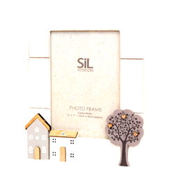 Wooden Houses Photo Frame 5x7 Wooden Houses Photo Frame 5x7