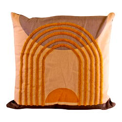 Abstract Design Tufted Cushion, 45cm Abstract Design Tufted Cushion, 45cm