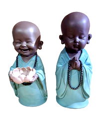 Large Buddha Set Of 2, 30cm Large Buddha Set Of 2, 30cm
