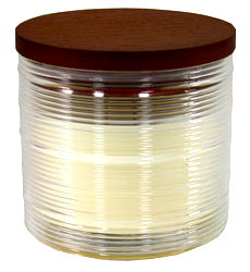 Ribbed Embossed Jar Candle - Cotton Fields Ribbed Embossed Jar Candle - Cotton Fields