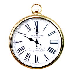 Round Copper Wall Clock 42cm Round Copper Wall Clock 42cm