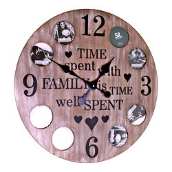 Family Photo Clock 60cm Family Photo Clock 60cm