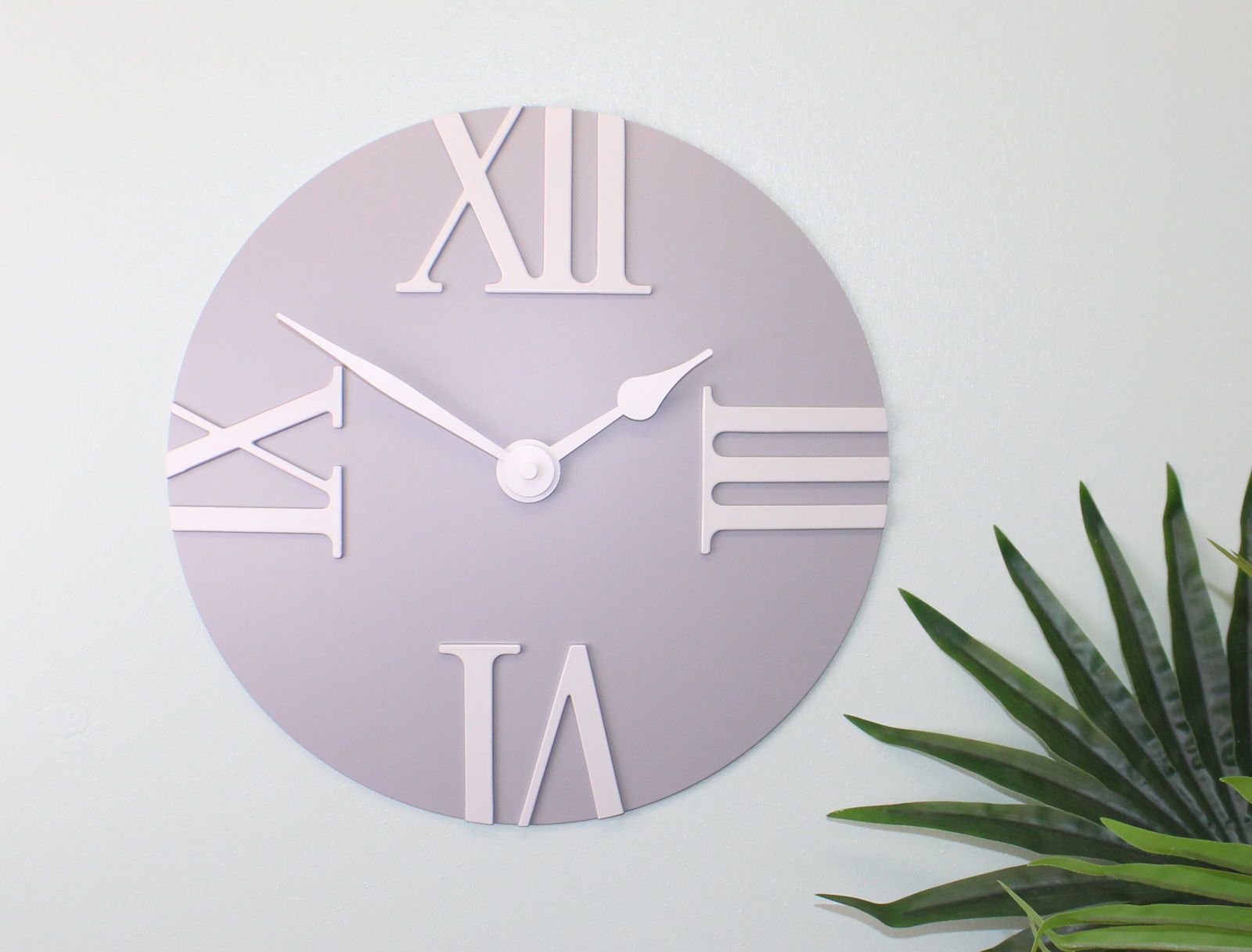 Grey Wall Clock Grey Wall Clock