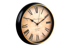 Antique Style Wall Clock Roman Numerals 34cm Antique Style Wall Clock Roman Numerals 34cm