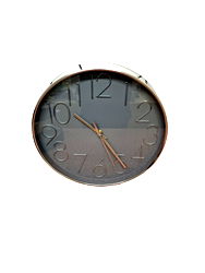Silver Wall Clock 30cm Silver Wall Clock 30cm