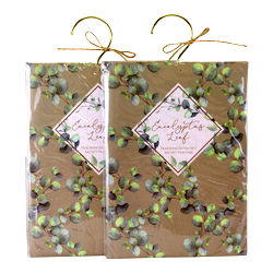 Set of 2 Eucalyptus Leaf Fragranced Sachets, 60gm Set of 2 Eucalyptus Leaf Fragranced Sachets, 60gm