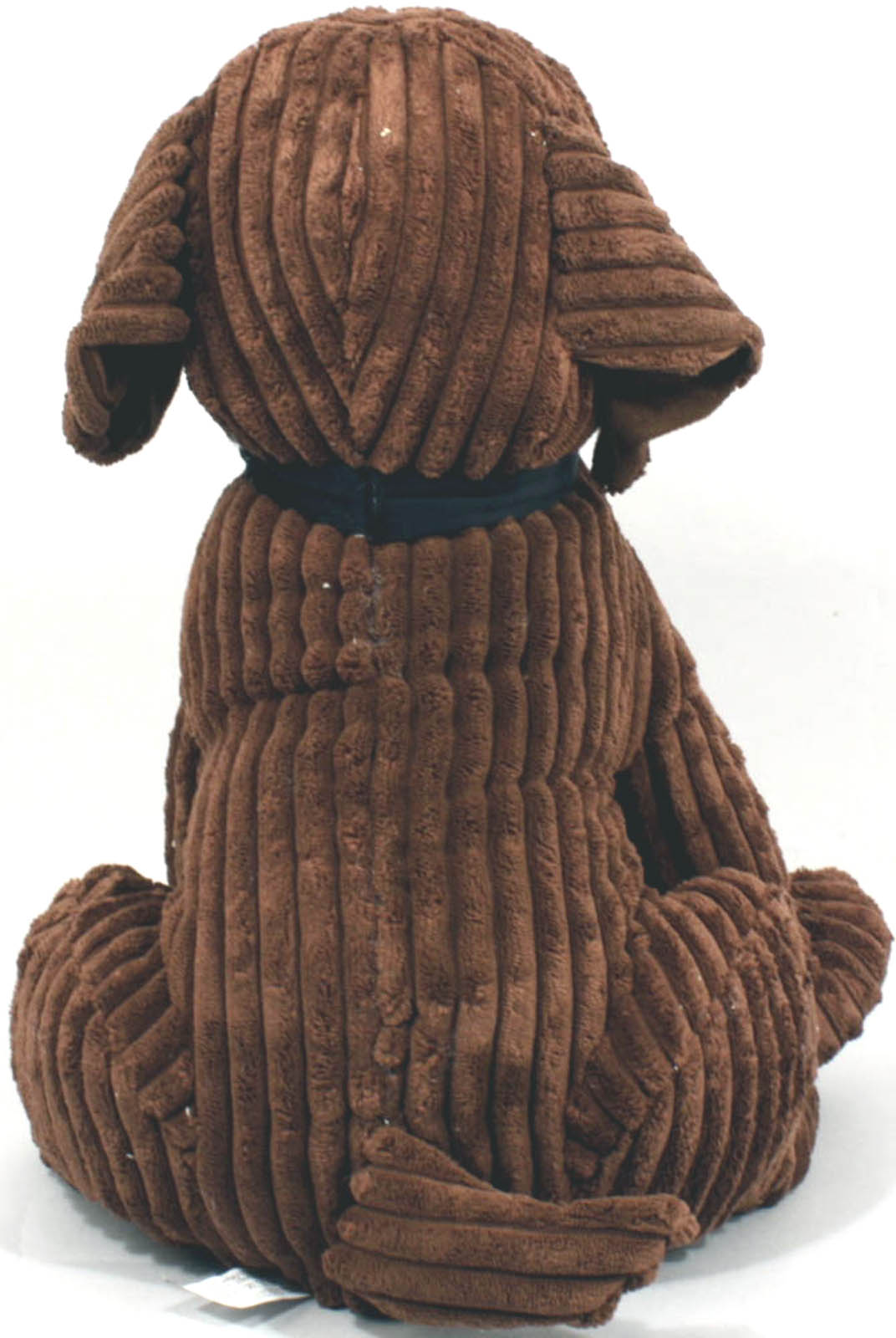Large Chocolate Ribbed Dog Doorstop Large Chocolate Ribbed Dog Doorstop