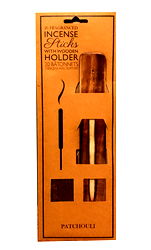Fragranced Incense Sticks With Holder - Patchouli Fragranced Incense Sticks With Holder - Patchouli