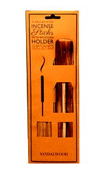Fragranced Incense Sticks With Holder - Sandalwood Fragranced Incense Sticks With Holder - Sandalwood