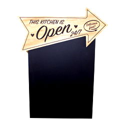 Kitchen Open Arrow Chalk Board Kitchen Open Arrow Chalk Board