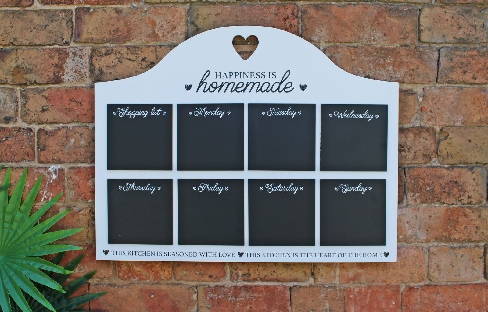 Heart Of The Home Weekly Blackboard Kitchen Planner Heart Of The Home Weekly Blackboard Kitchen Planner
