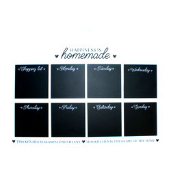 Heart Of The Home Weekly Blackboard Kitchen Planner Heart Of The Home Weekly Blackboard Kitchen Planner