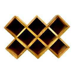 Freestanding Wooden Spice Rack, holds 8 bottles Freestanding Wooden Spice Rack, holds 8 bottles