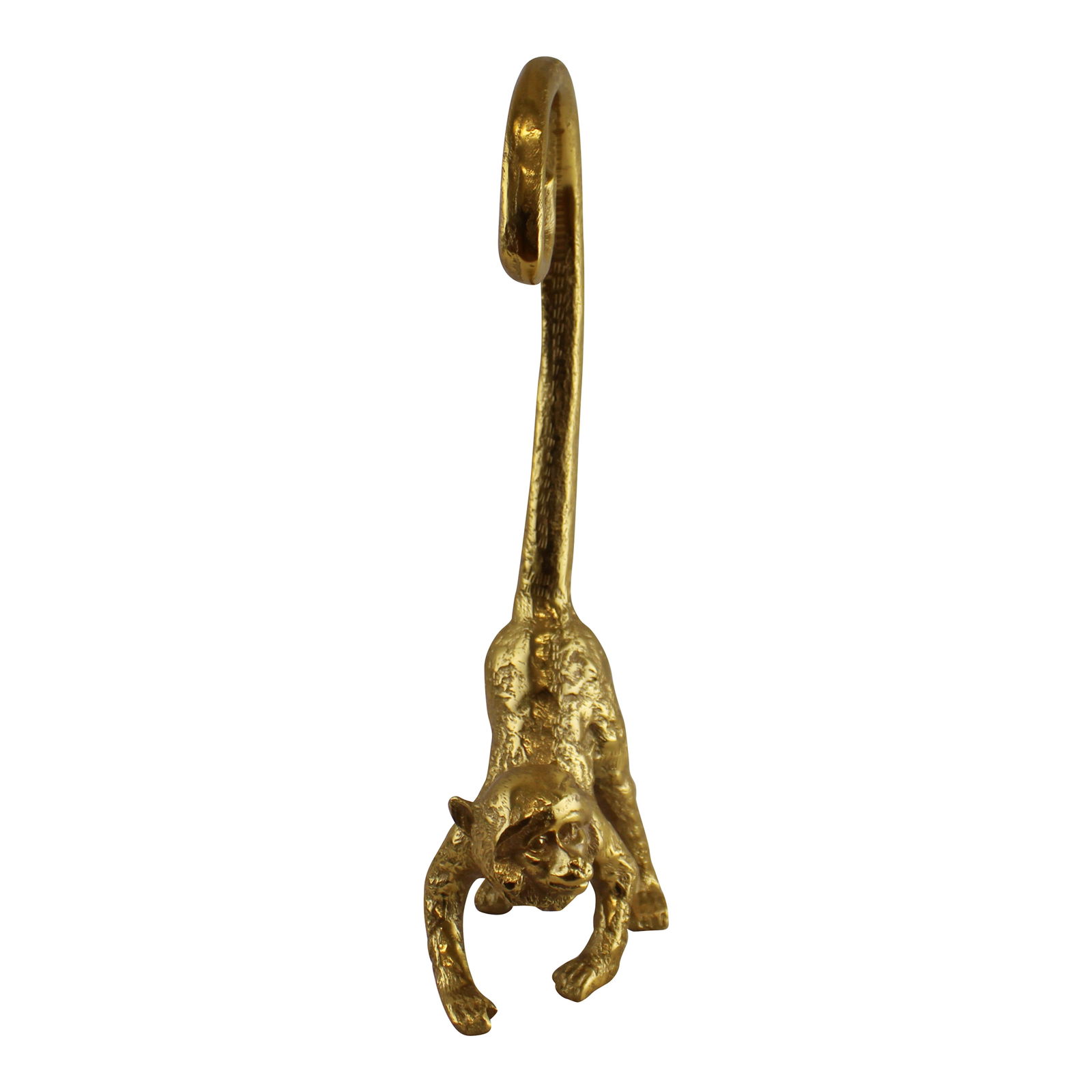 Large Gold Metal Monkey Banana Holder Large Gold Metal Monkey Banana Holder