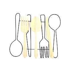 Spoon, Fork & Knife Wall Decoration 45cm Spoon, Fork & Knife Wall Decoration 45cm