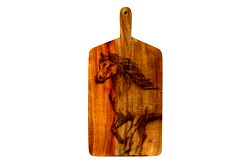 Engraved Horse Chopping Board Engraved Horse Chopping Board