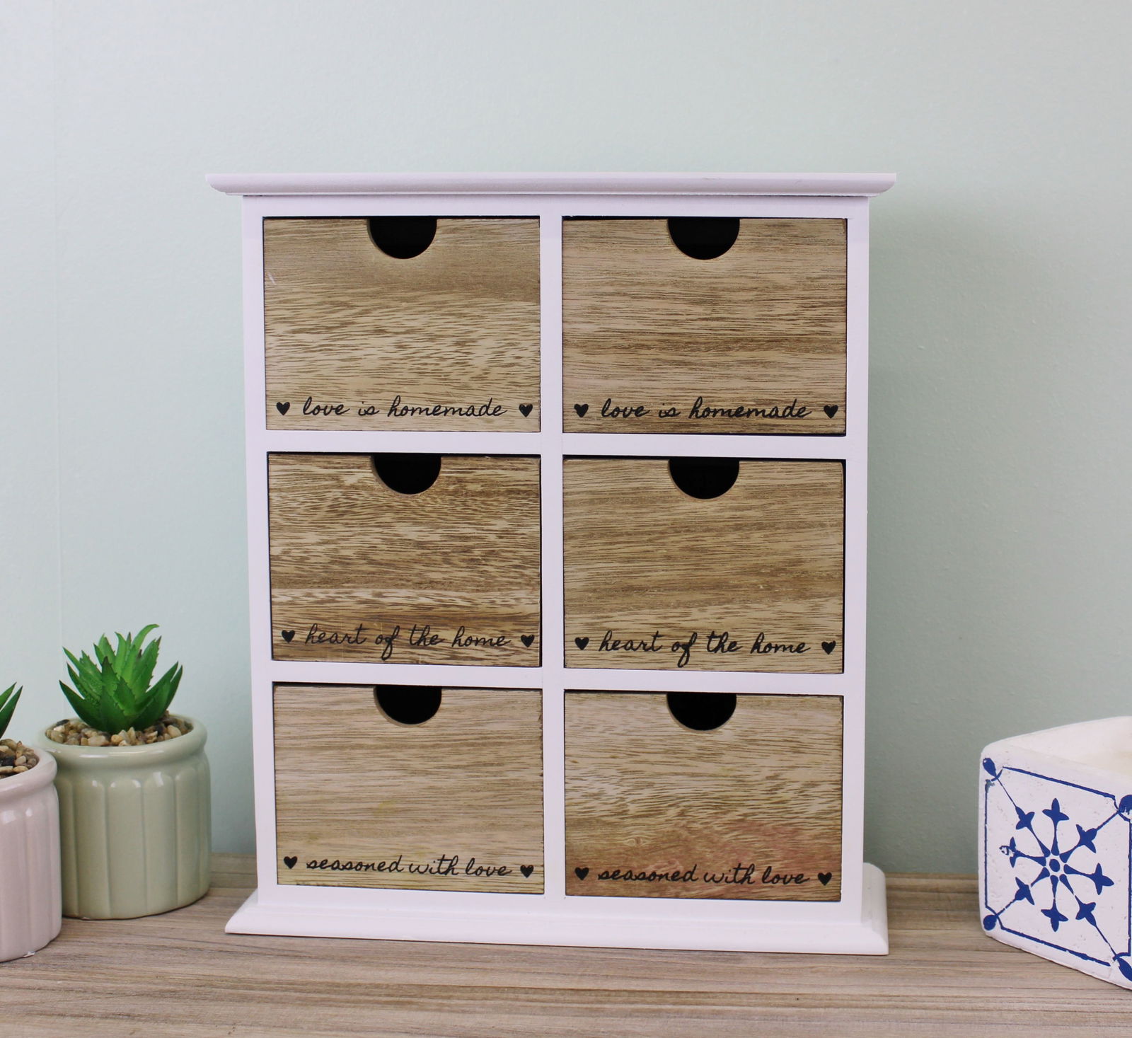 Heart Of The Home 6 Drawer Trinket Storage Heart Of The Home 6 Drawer Trinket Storage