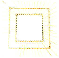 Square Rattan Mirror 60cm Square Rattan Mirror 60cm