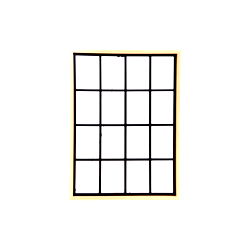 Natural Wood Effect Window Mirror 80cm Natural Wood Effect Window Mirror 80cm