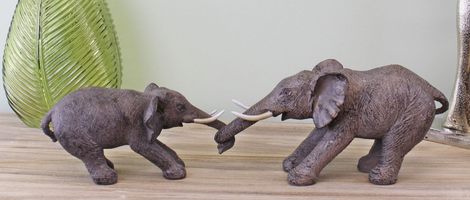 Elephants Holding Trunks Ornament Elephants Holding Trunks Ornament