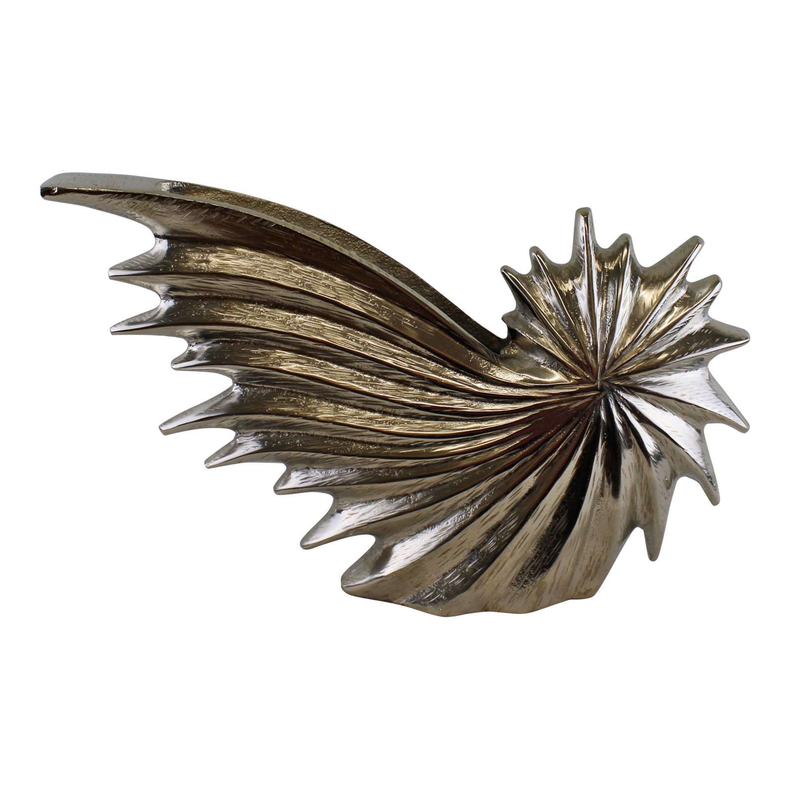 Small Silver Metal Star Burst Vase Small Silver Metal Star Burst Vase