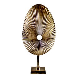 Silver Metal Fossil Sculpture, 50cm Silver Metal Fossil Sculpture, 50cm