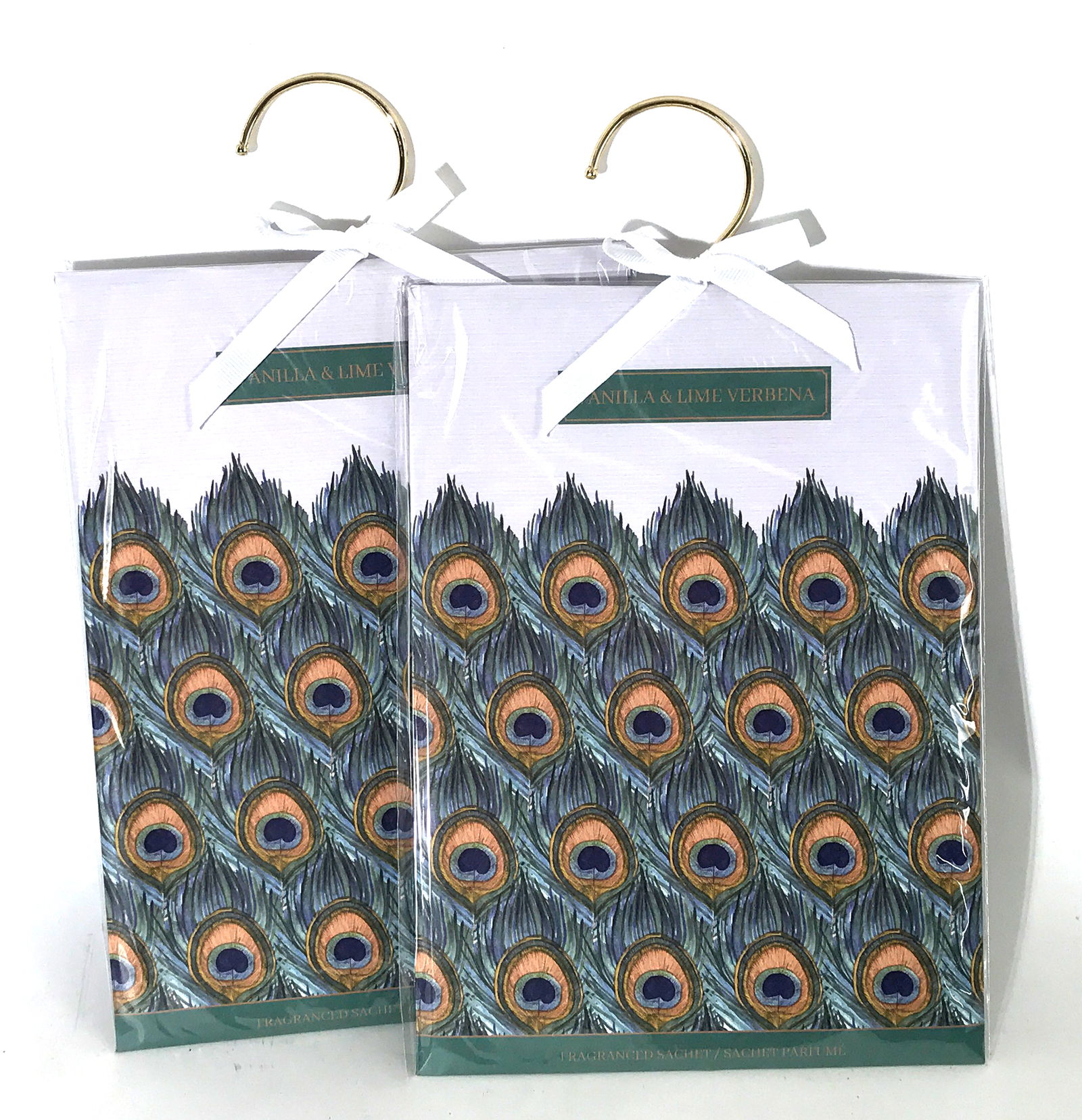 Pair Of Vanilla & Lime Verbena Scented Wardrobe Sachet Pair Of Vanilla & Lime Verbena Scented Wardrobe Sachet