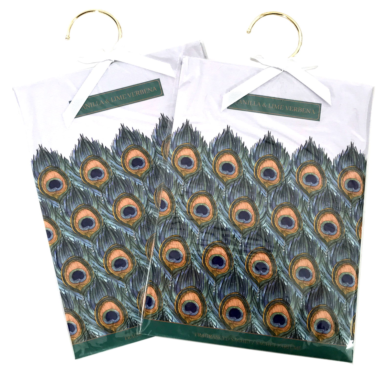 Pair Of Vanilla & Lime Verbena Scented Wardrobe Sachet Pair Of Vanilla & Lime Verbena Scented Wardrobe Sachet