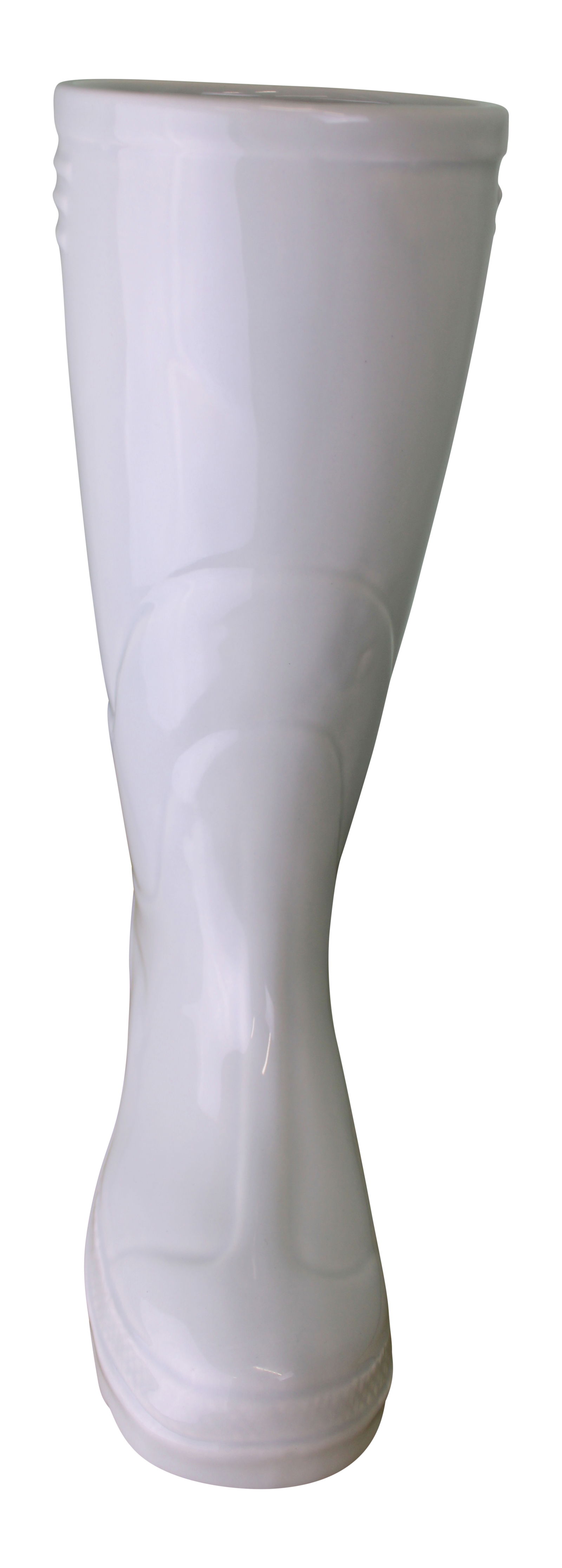 Ceramic Wellington Boot Planter White 36cm Ceramic Wellington Boot Planter White 36cm