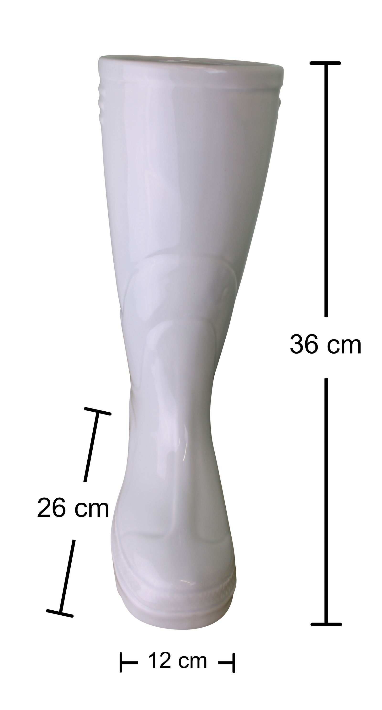 Ceramic Wellington Boot Planter White 36cm Ceramic Wellington Boot Planter White 36cm