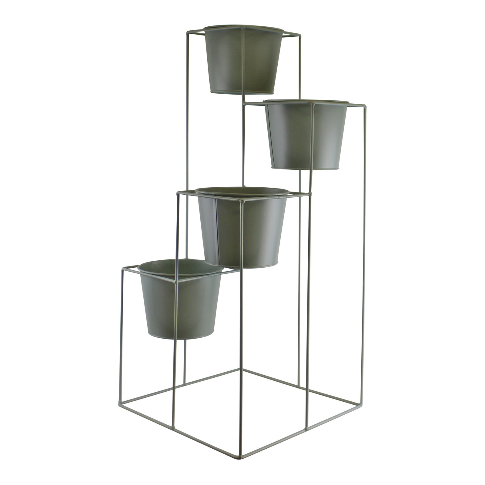 Potting Shed 4 Tier Planter Stand, Green Potting Shed 4 Tier Planter Stand, Green