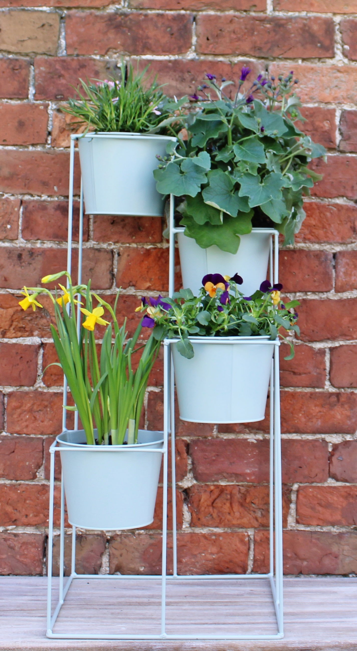 Potting Shed 4 Tier Planter Stand, Green Potting Shed 4 Tier Planter Stand, Green