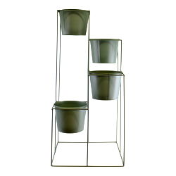 Potting Shed 4 Tier Planter Stand, Green Potting Shed 4 Tier Planter Stand, Green
