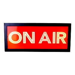 Retro Style Light Box, On Air Retro Style Light Box, On Air