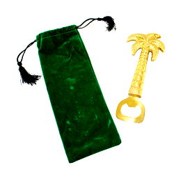 Gold Metal Palm Tree Bottle Opener Gold Metal Palm Tree Bottle Opener